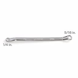 TEKTON 1/4 in. x 5/16 in. 45° Offset Double Box End Wrench thumbnail 2