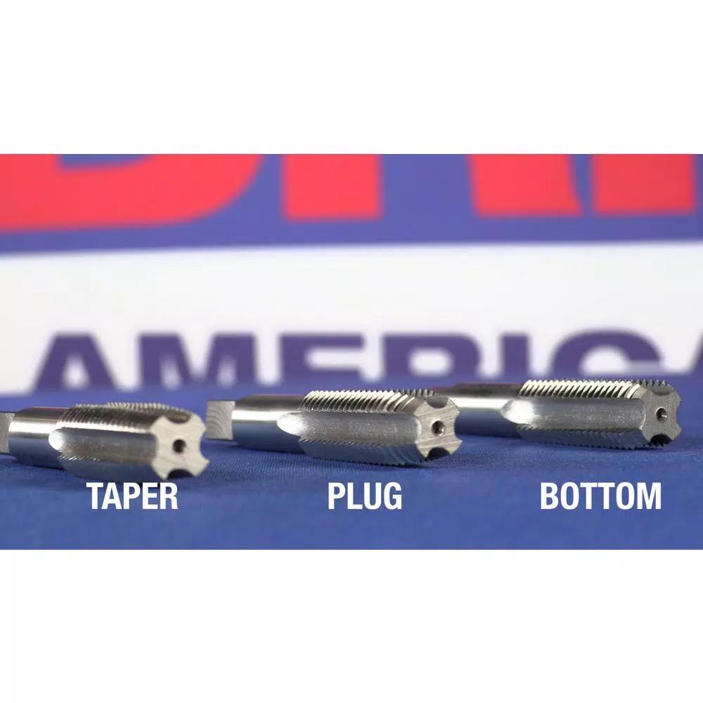 Drill America 40-Piece Carbon Steel NC and NF Tap and Die Set with Round Dies