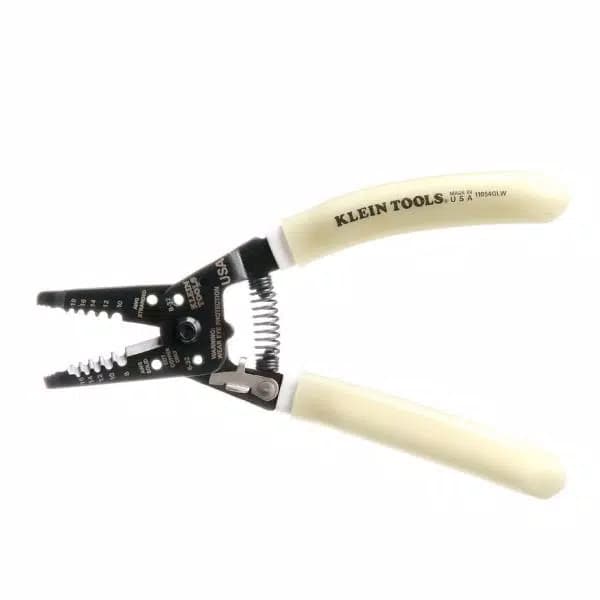 Klein Tools Hi-Viz Wire Stripper/Cutter with Glow-in-the-Dark Grips