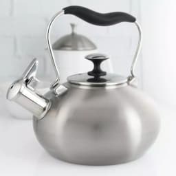 Chantal Tulip 7.2-Cup Stainless Steel Tea Kettle, Brushed Finish, Induction Compatible thumbnail 5