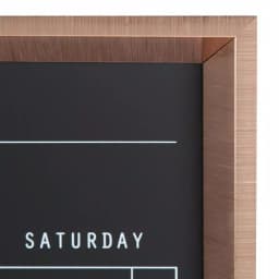 DesignOvation Calter Magnetic Chalkboard Monthly Calendar Memo Board with Frame thumbnail 3