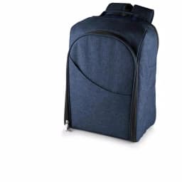 Picnic Time Colorado Navy Wood Picnic Cooler Backpack, Insulated Soft-Side Cooler for Two thumbnail 4