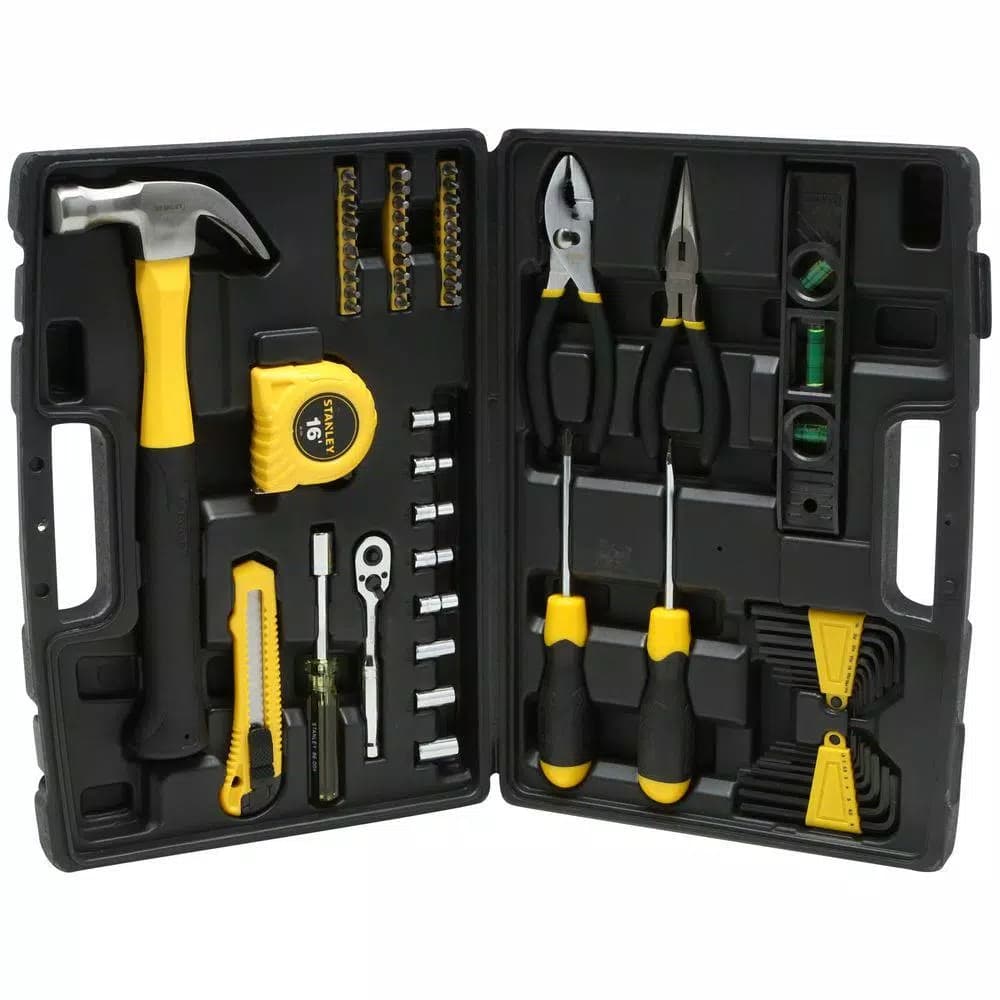 Stanley 65-Piece Home Tool Kit with Blow Molded Carry Case