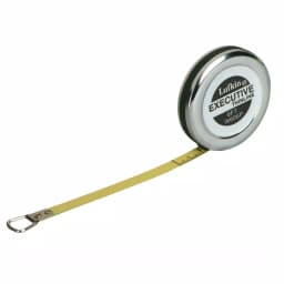 Lufkin Executive ThinLine 6 ft. Diameter Pocket Tape Measure, Chrome Clad thumbnail 1