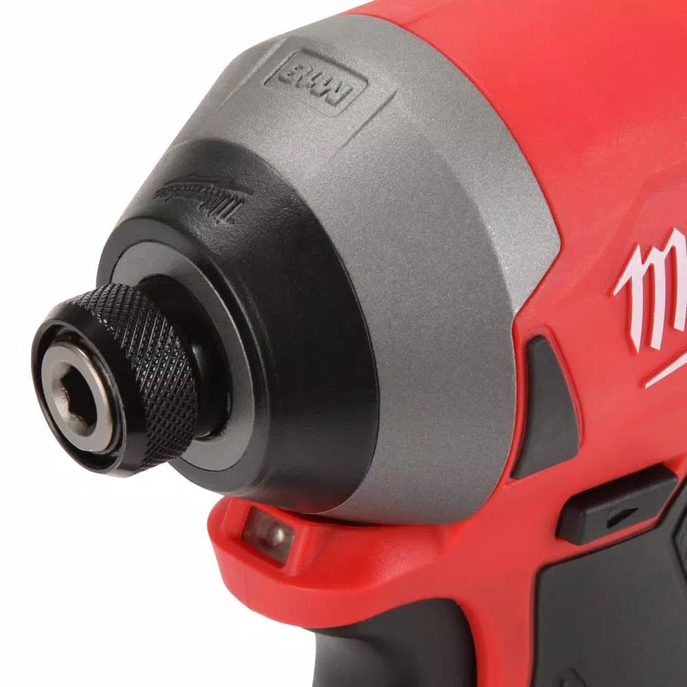 Milwaukee M18 FUEL 1/4 in. Hex Impact Driver Kit with (2) 2.0Ah Batteries, Charger, and Hard Case