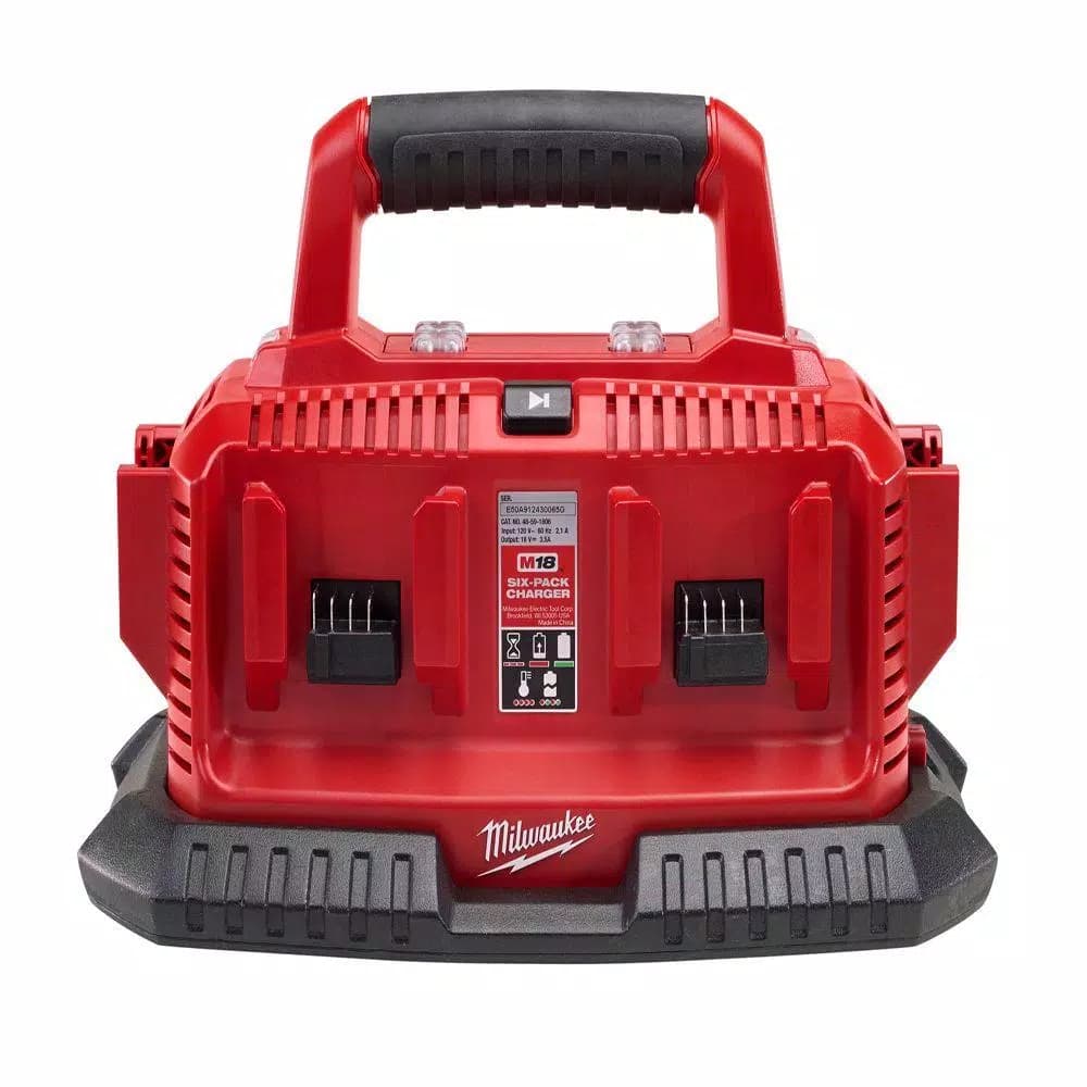 Milwaukee M18 18V Lithium-Ion 6-Port Sequential Battery Charger 48-59-1806