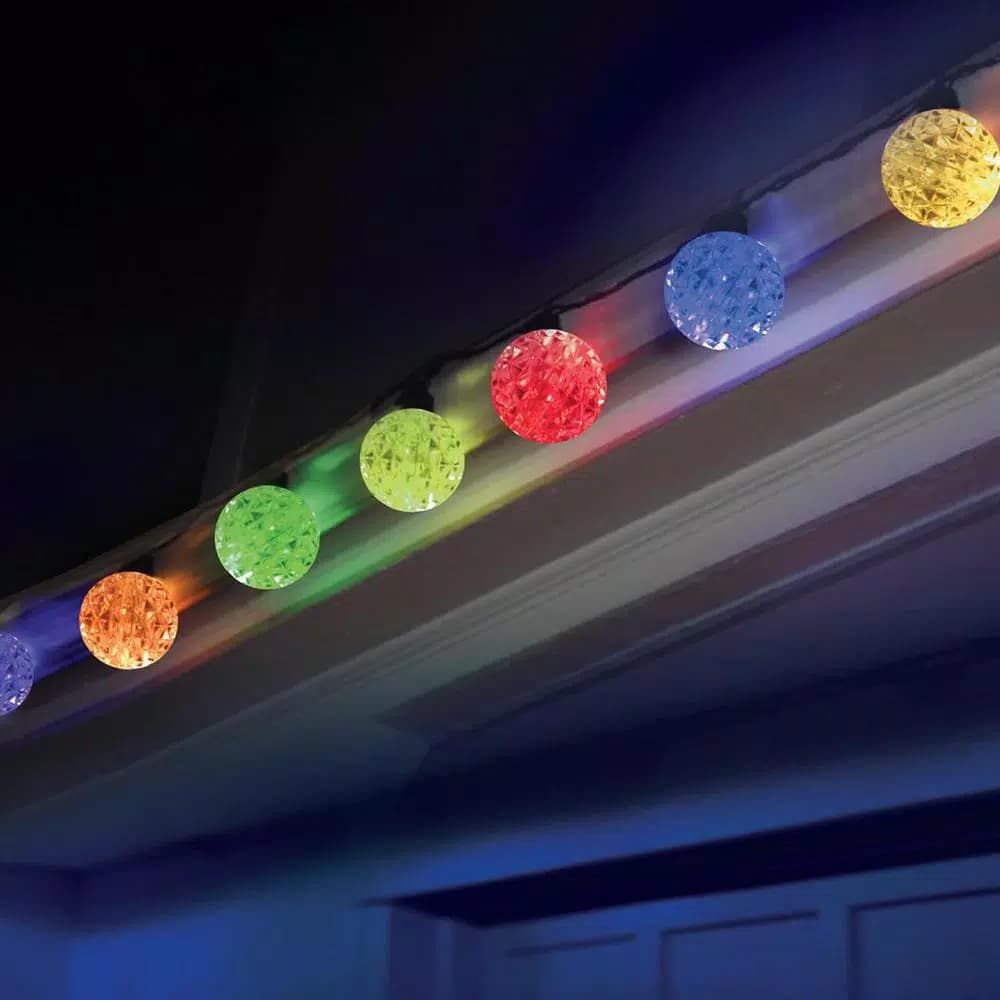 Brite Star Symphony of Lights 10-Light LED G40 Color-Changing Globe Specialty Lights