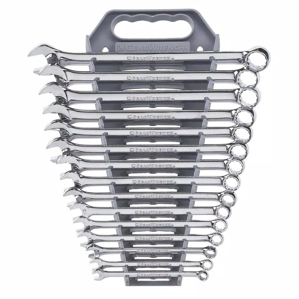 GEARWRENCH 15-Piece Metric Combination Wrench Set