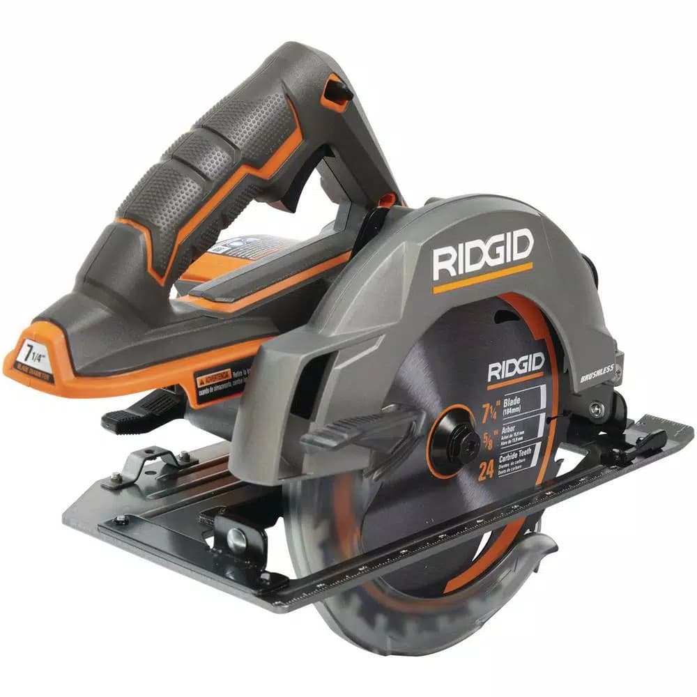 RIDGID 18V Cordless Brushless 7-1/4 in. Circular Saw (Tool Only)
