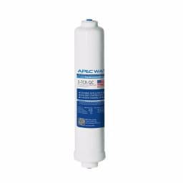 APEC Water Systems APEC Ultimate 10 in. Inline Carbon Filter with 1/4 in. Quick Connect thumbnail 1