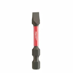 Milwaukee SHOCKWAVE Impact Duty 2 in. Slotted Power Bit, 1/4 in. Hex Shank thumbnail 1