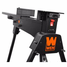 WEN Portable Clamping Saw Horse Work Bench with 600 lb. Capacity and Non-Marring Jaws thumbnail 5
