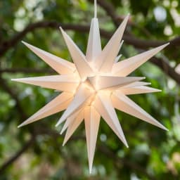 Kringle Traditions 14 in. Illuminated White LED Moravian Star Holiday Decoration thumbnail 2