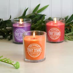 LUMABASE Fruit Stand Collection Scented Candles, 10 oz. Glass Jars (Set of 3) thumbnail 2