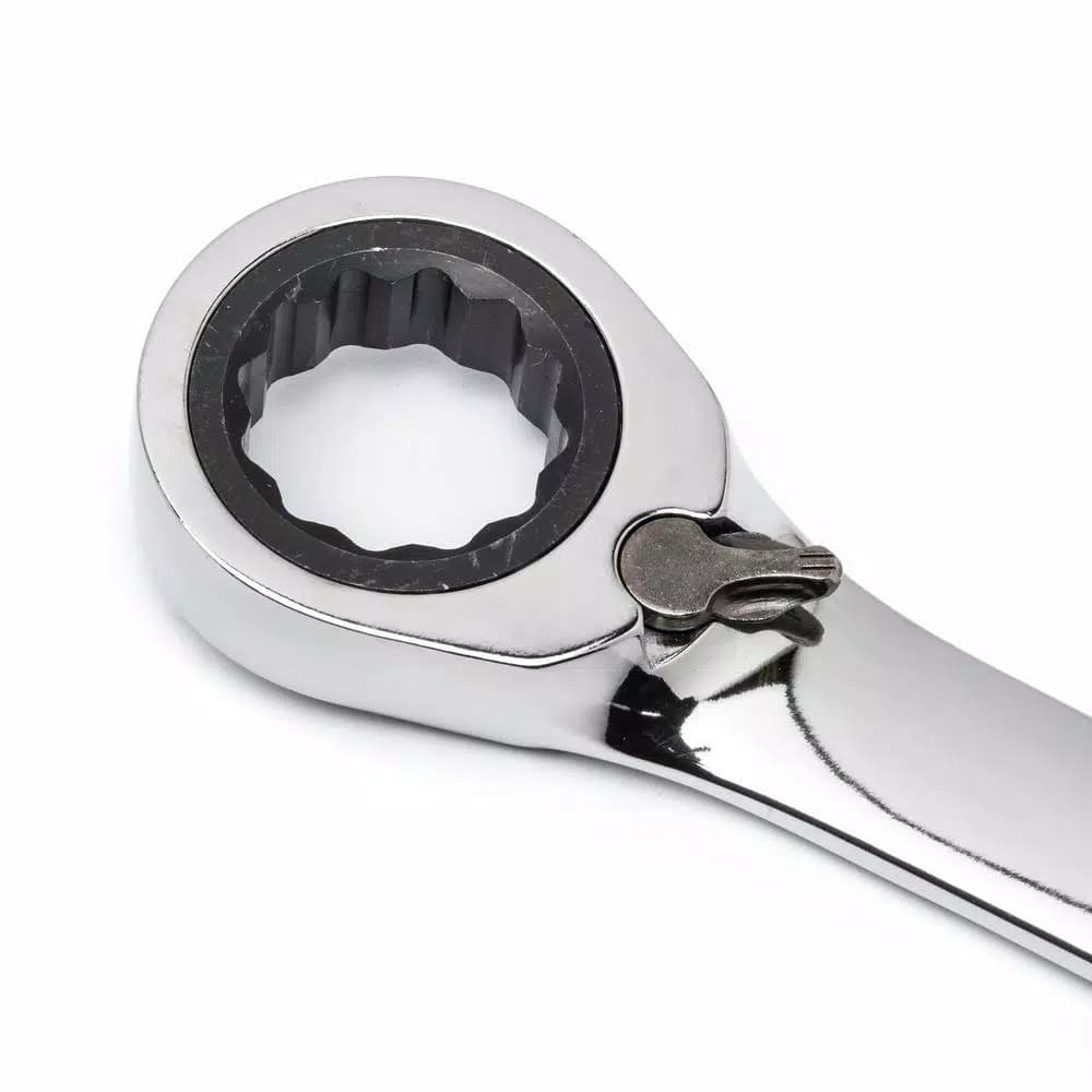 GEARWRENCH 9 mm Reversible Combination Ratcheting Wrench, 12-Point Metric Steel