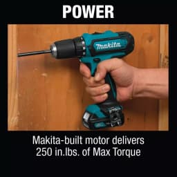 Makita 12V MAX CXT Cordless 3/8 in. Drill and Impact Driver Combo Kit with (2) 1.5Ah Batteries, Charger, and Bag thumbnail 6