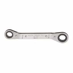 Klein Tools 5/8 in. x 11/16 in. Fully Reversible Ratcheting Offset Box Wrench thumbnail 1