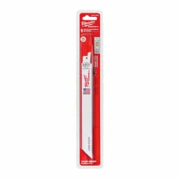 Milwaukee 8 in. Multi-Material Reciprocating Saw Blades, 8/12 TPI, 5-Pack thumbnail 2