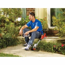 BLACK+DECKER 20V MAX Cordless 2-in-1 String Trimmer and Edger, 12 in. Cutting Swath, Includes 2.0 Ah Battery and Charger thumbnail 14