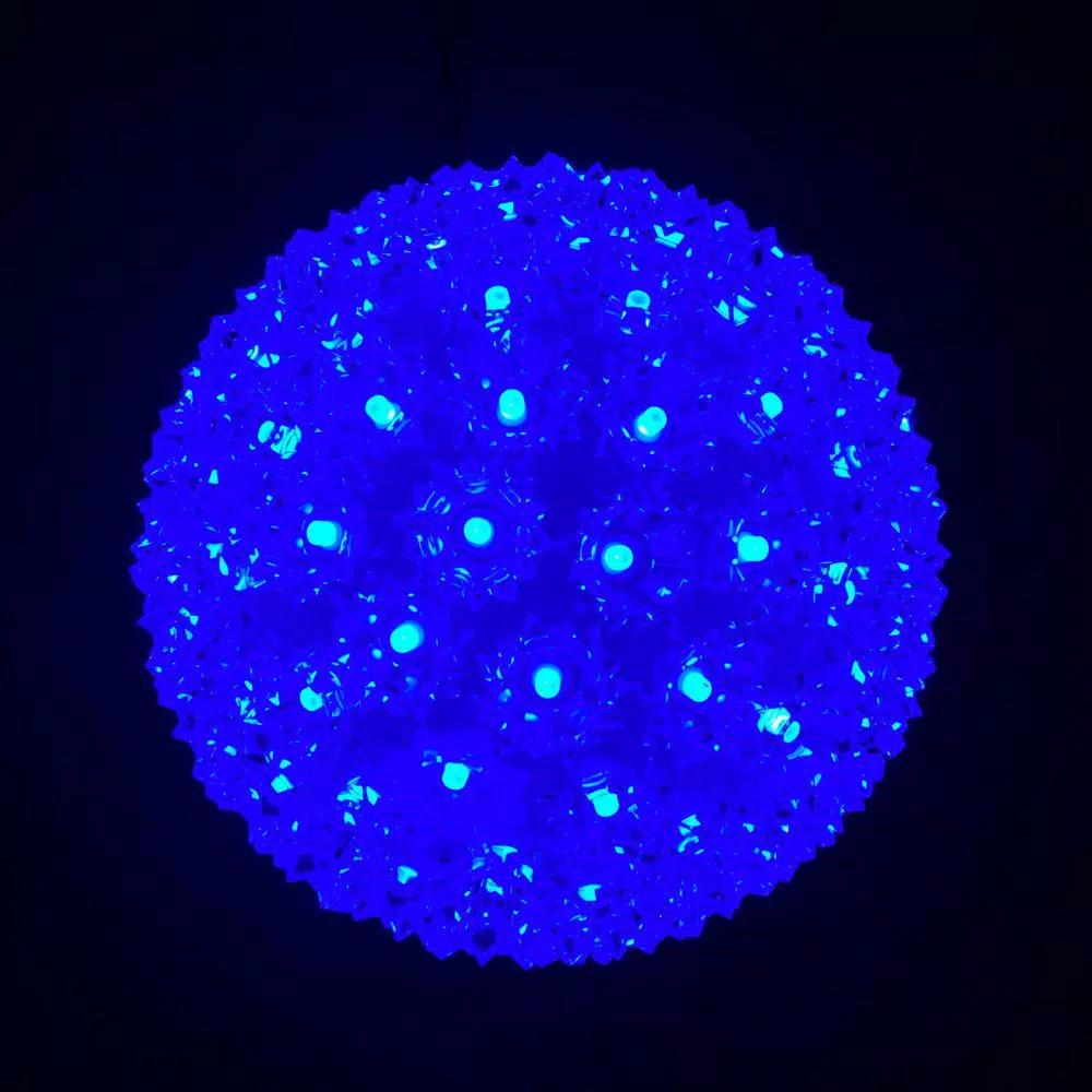 HOLIDYNAMICS HOLIDAY LIGHTING SOLUTIONS 7.5 in. Dynamic RGB Premier Orb - Multi-Color LED Lighted Sculpture