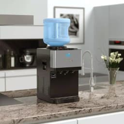 Brio Top Loading Countertop Water Cooler Dispenser with Hot, Cold & Room Temperature Water, Stainless Steel thumbnail 6