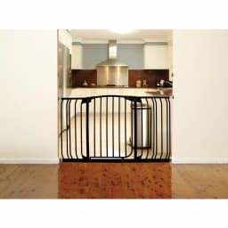 Dreambaby Chelsea Extra Wide Auto-Close Security Gate with Extensions, Black thumbnail 4