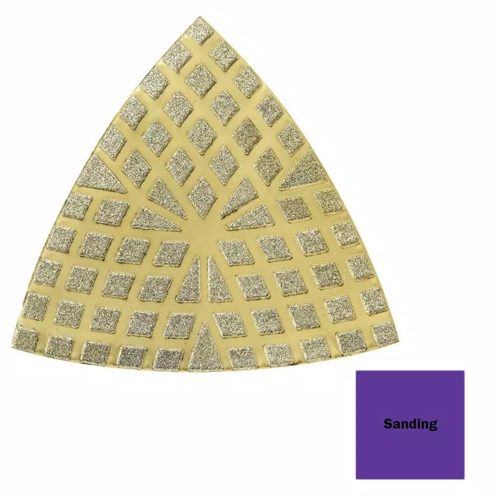 Dremel Multi-Max 3.5 in. 60-Grit Diamond Sandpaper for Oscillating Tools - Masonry, Mortar, and Rust