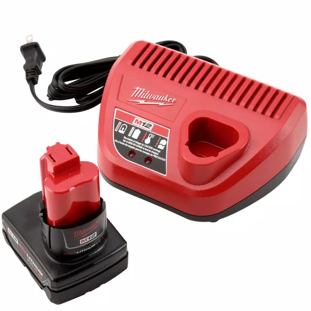 Milwaukee M12 FUEL 12V Brushless 3 in. Cordless Cut Off Saw Kit with 4.0 Ah Battery, Charger, and Bag