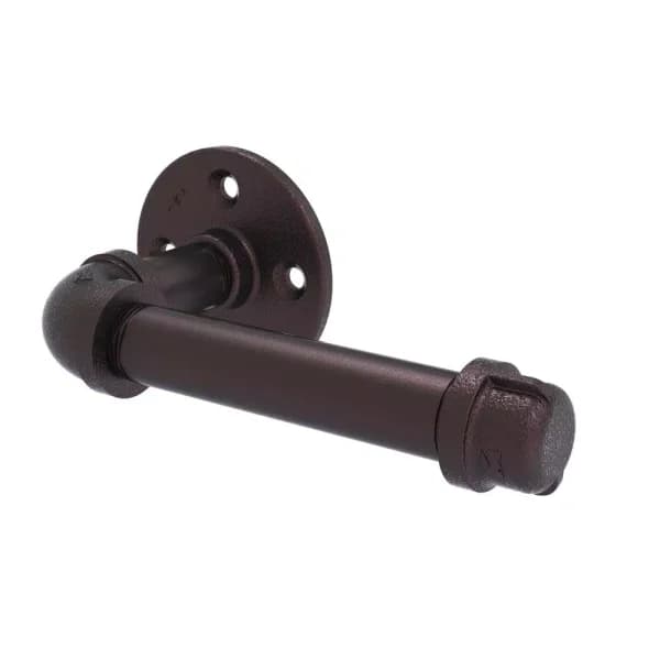Allied Brass Pipeline Collection European Style Toilet Tissue Holder, Antique Bronze