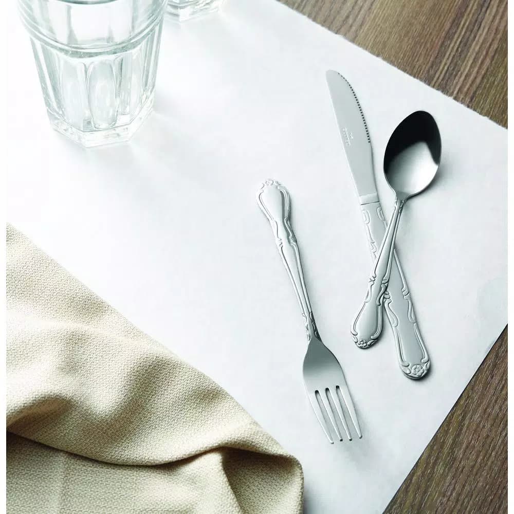 Oneida Melinda III 18/0 Stainless Steel Oval Soup and Dessert Spoons, 36-Piece Set
