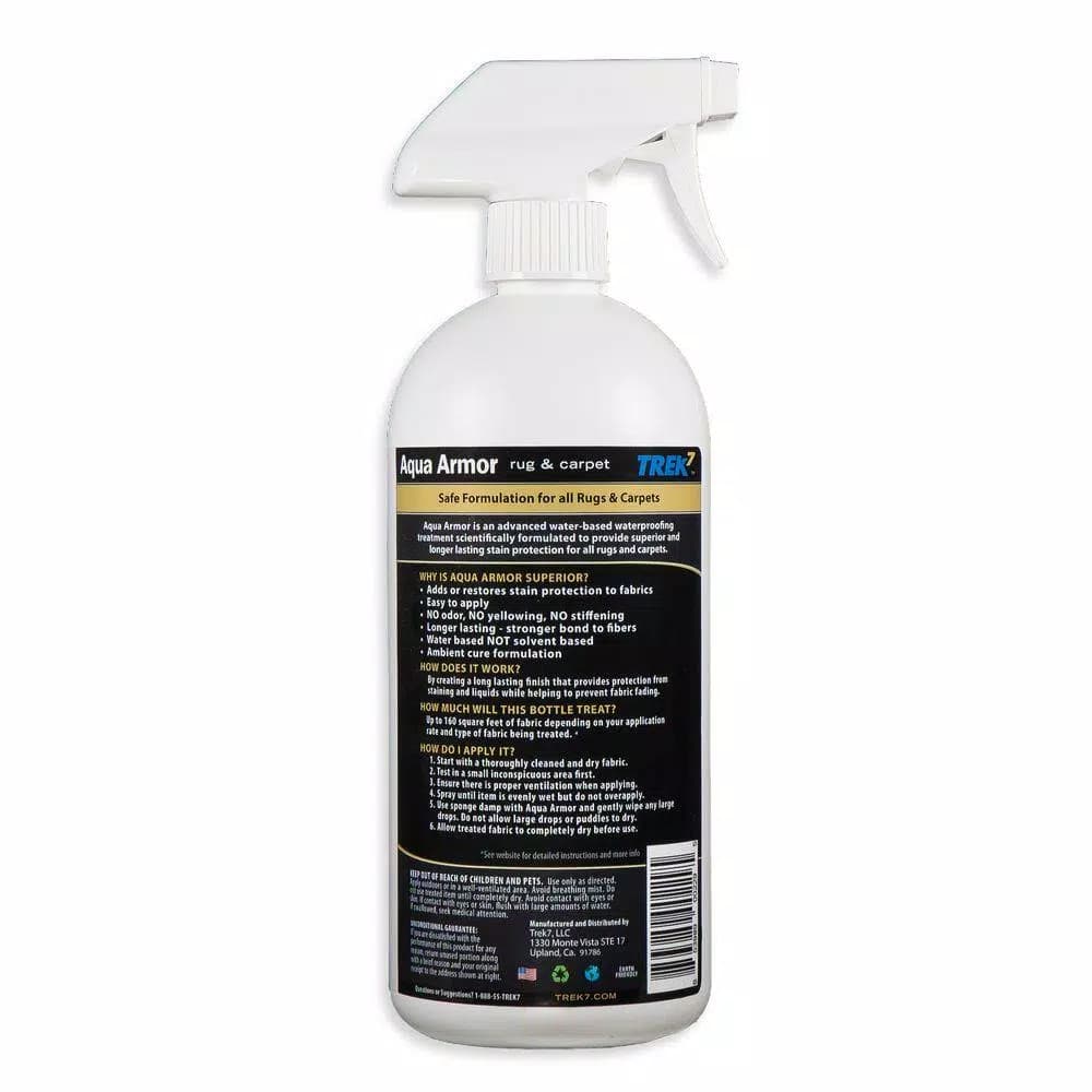 Trek7 Aqua Armor 32 oz. Fabric Stain Protector Spray for Rugs and Carpets