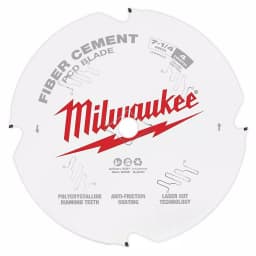 Milwaukee 7-1/4 in. PCD Tipped Fiber Cement Circular Saw Blade, 4-Tooth thumbnail 3