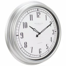 Equity by La Crosse 16 in. Silver Quartz Indoor/Outdoor Wall Clock with UV Protected Dial thumbnail 4