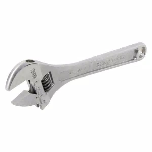 Klein Tools 12 in. Extra Capacity Adjustable Wrench, 1-1/2 in. Jaw Opening