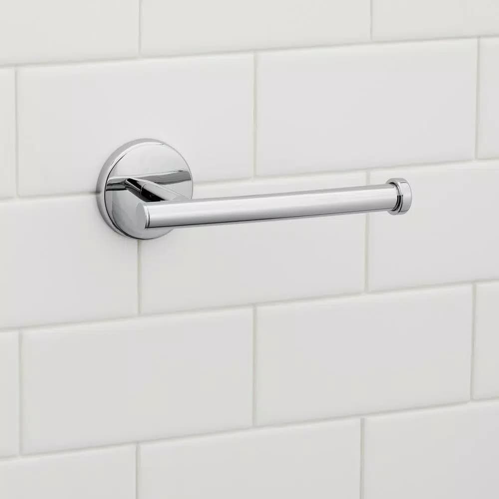 Glacier Bay Dorset Single Post Toilet Paper Holder, Chrome