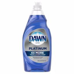 Dawn Platinum Ultra Dish Soap, Refreshing Rain, 24 oz. (10-Pack) thumbnail 1