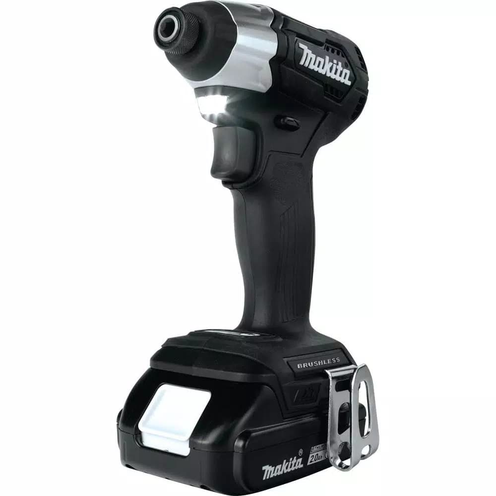 Makita 18V LXT Sub-Compact Brushless Cordless 2-Piece Combo Kit (Driver-Drill & Impact Driver) with 2.0Ah Battery
