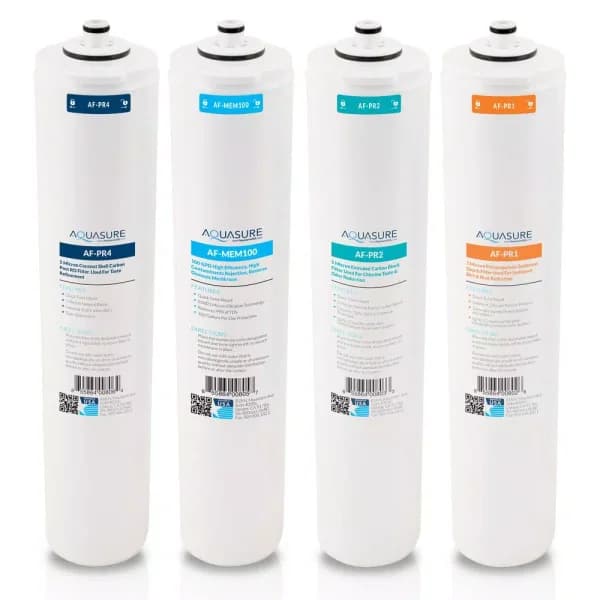 Aquasure Premier 100 GPD 4-Stage Reverse Osmosis Replacement Filter Set