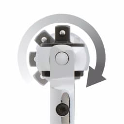 TEKTON 1/4 in. Drive 5 in. Swivel Head Ratchet, 72-Tooth thumbnail 4