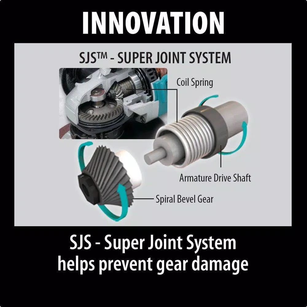 Makita 5 in. 10.5 Amp SJS Angle Grinder