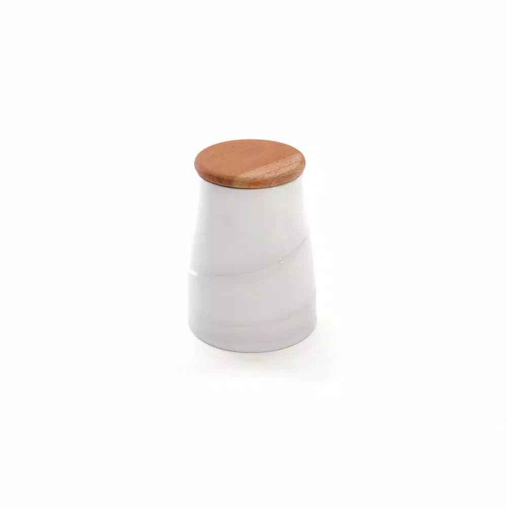 BergHOFF Essentials 2.1 Qt. Porcelain Kitchen Canister with Natural Cork Lid