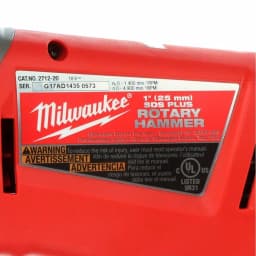 Milwaukee M18 FUEL 1 in. SDS-Plus Cordless Rotary Hammer Kit with Two 5.0 Ah Batteries and Charger thumbnail 10