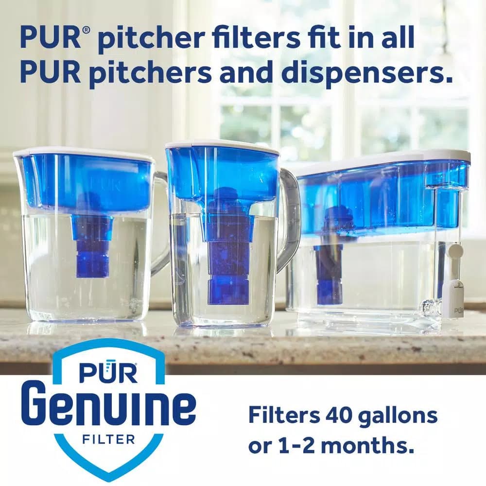 PUR Maxion Replacement Water Pitcher Filters, Lead Reducing, 3-Pack