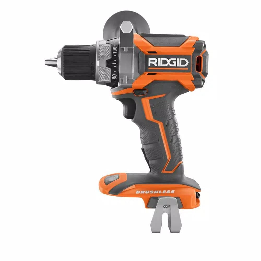 RIDGID 18V Lithium-Ion Brushless 1/2 in. Compact Cordless Drill/Driver (Tool Only)
