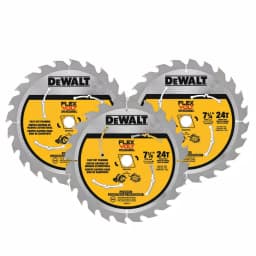 DEWALT FLEXVOLT Bi-Metal Reciprocating Saw Blade Set (8-Piece) with Bonus 7-1/4 in. Carbide Circular Saw Blades (3-Pack) thumbnail 3