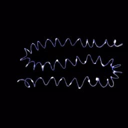Starlite Creations 12 ft. Pre-Lit Blue LED Single Braided Garland, Battery Operated (Bundle of 2) thumbnail 1