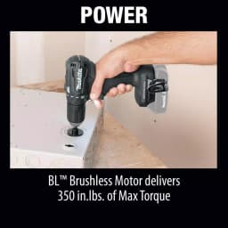Makita 18V LXT Sub-Compact Brushless Cordless 1/2 in. Driver Drill (Tool Only) thumbnail 11
