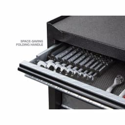 TEKTON 5 in. 9-Tool Store-and-Go Wrench Rack Keeper, Black thumbnail 8