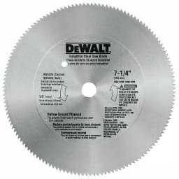 DEWALT 7-1/4 in. 140-Teeth Steel Plywood Circular Saw Blade thumbnail 1
