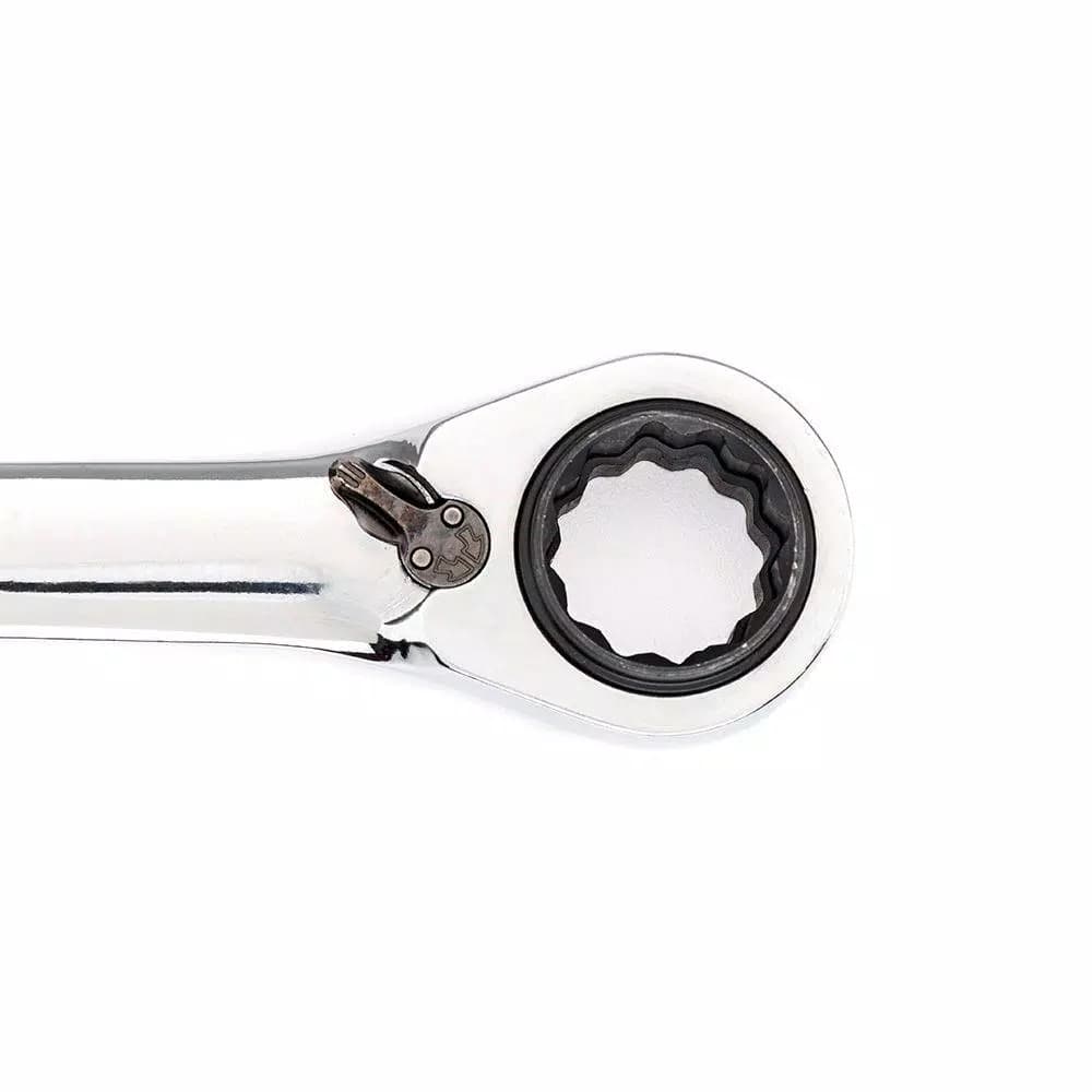 Husky 2-Piece SAE Quad Drive Reversible Ratcheting Wrench Set